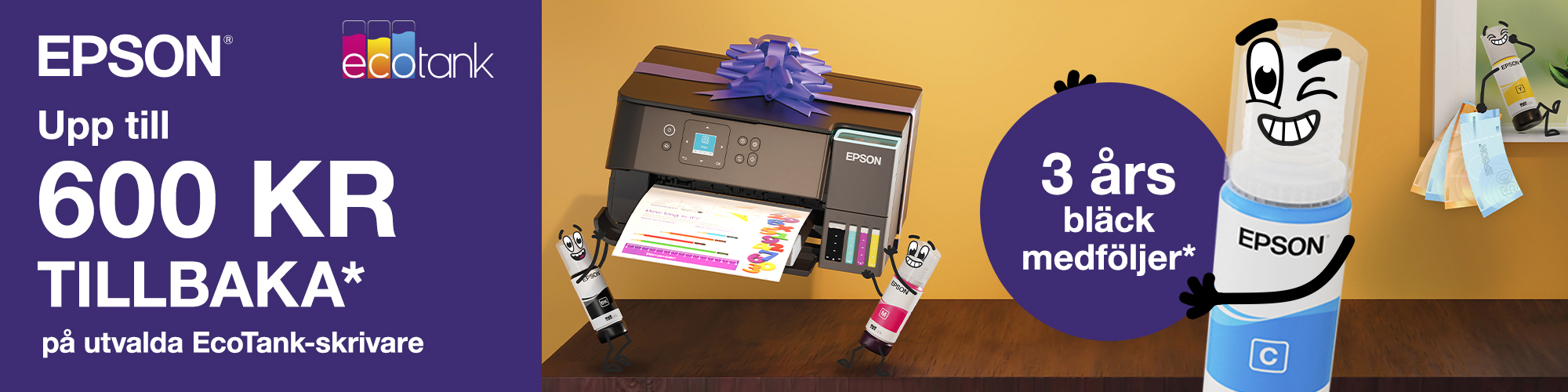 Epson EcoTank cashback-kampanj
